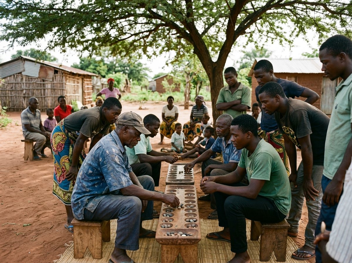 Alexandre Nhantumbo a jogar Ntxuva